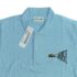 Lettering Pique - Light Blue