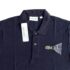 Lettering Pique - Navy Blue