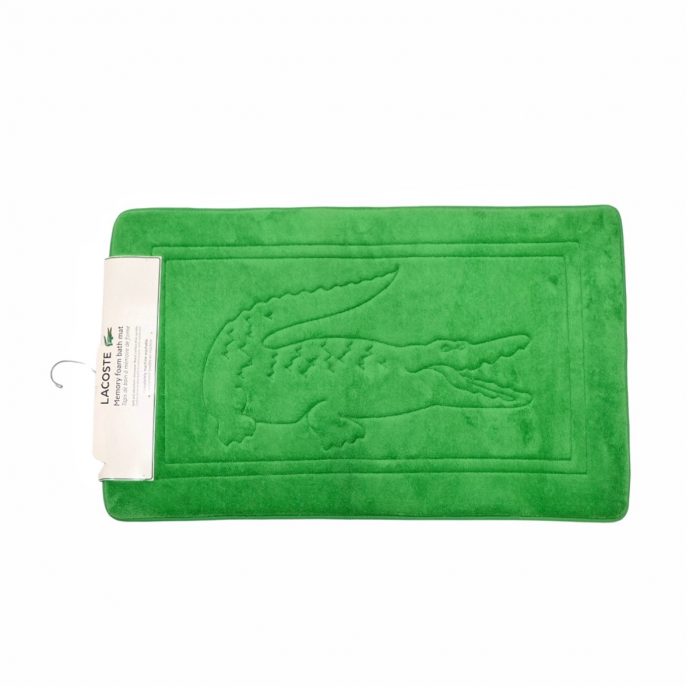 Bath Rugs - Green Logo
