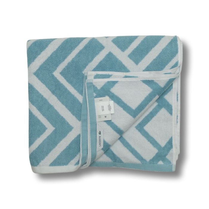 Striped Bath Towel - Celestial Blue