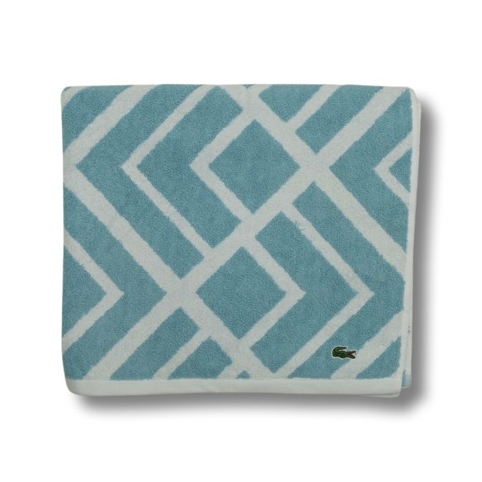 Striped Bath Towel - Celestial Blue