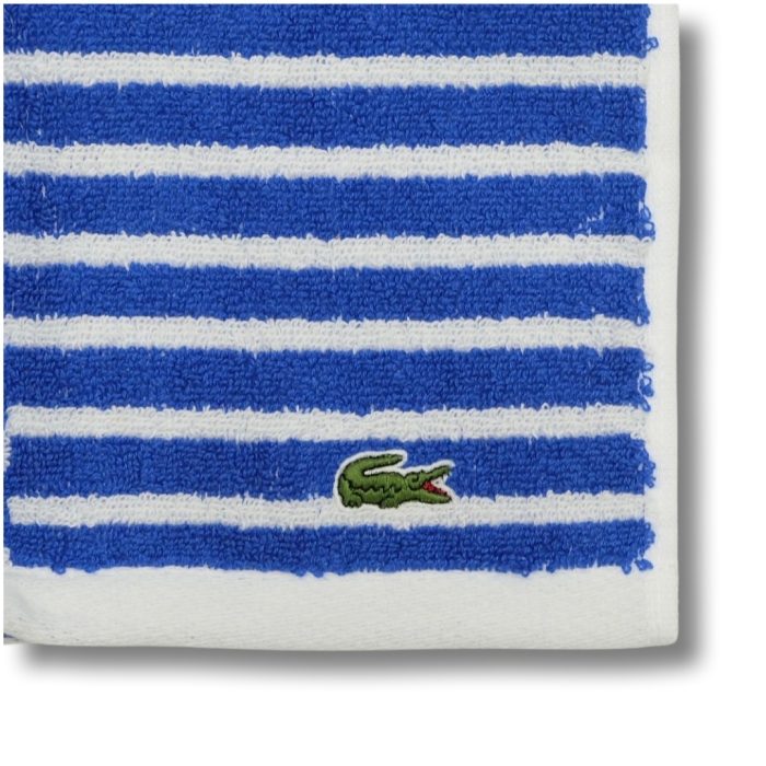Striped Bath Towel - Surf Blue