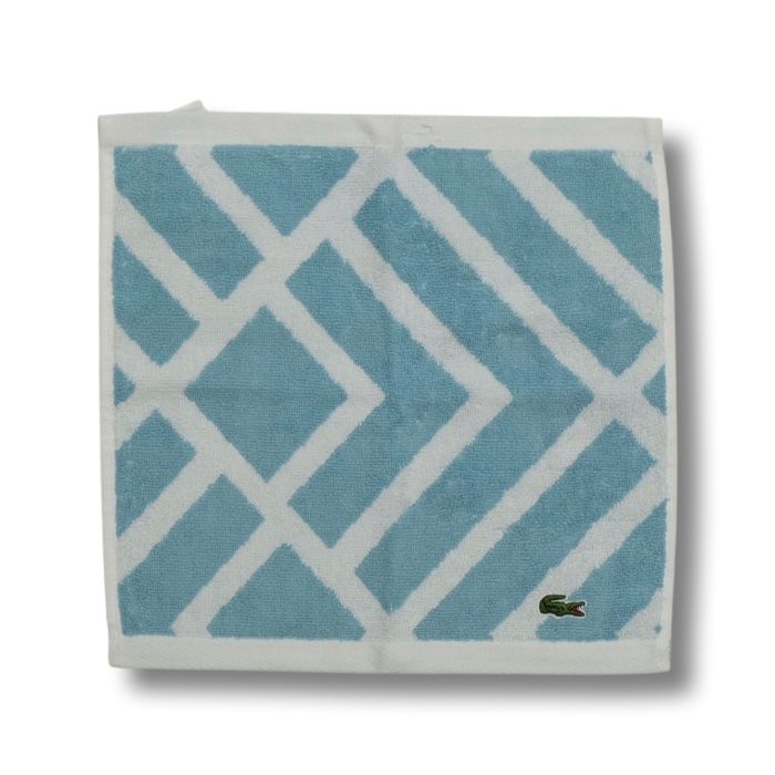 Striped Face Towel - Celestial Blue