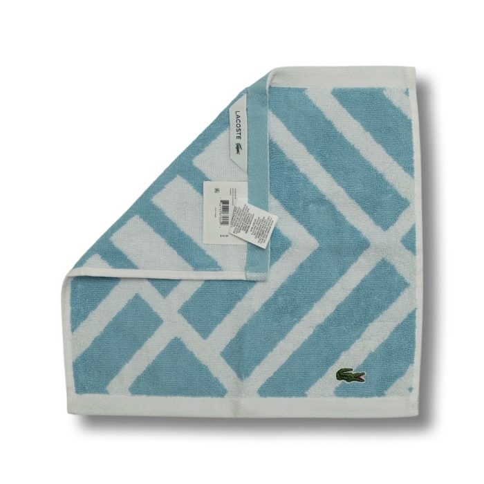 Striped Face Towel - Celestial Blue