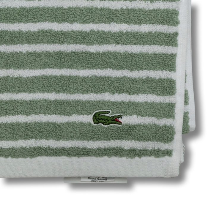 Striped Hand Towel - Aloe