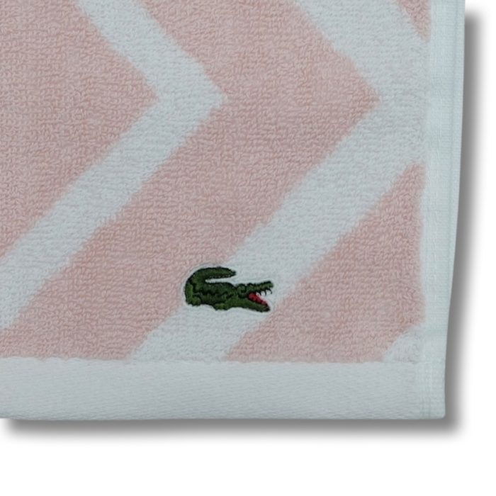 Striped Hand Towel - Light Pink