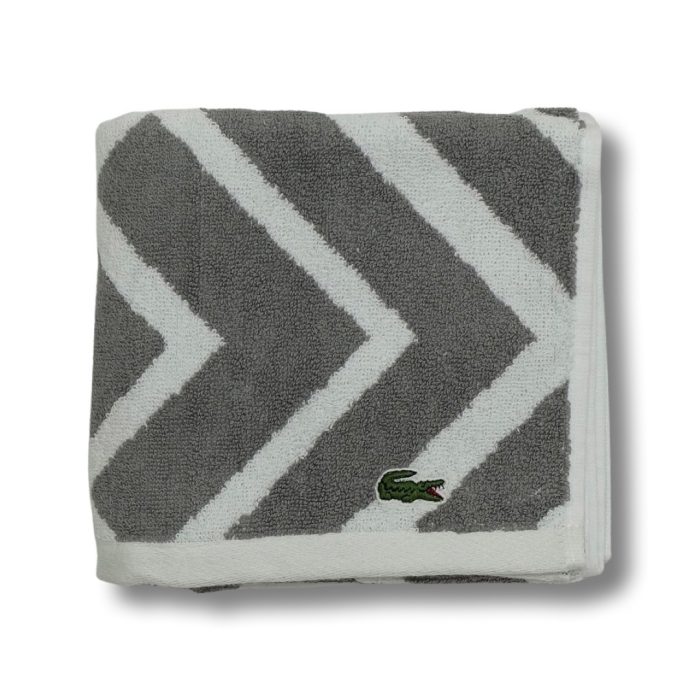 Striped Hand Towel - Meteorite