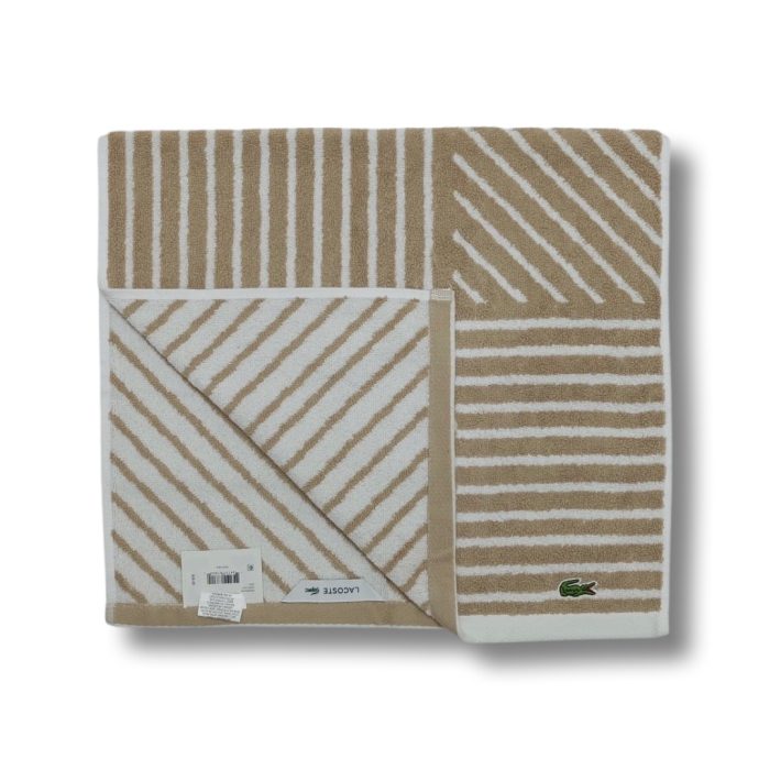 Striped Hand Towel - Sand
