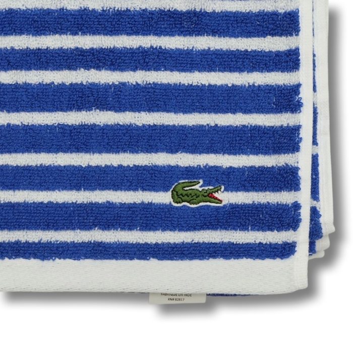 Striped Hand Towel - Surf Blue