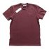 Roundneck Embroidered Pique - Burgundy