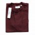 Roundneck Embroidered Pique - Burgundy
