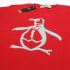 Penguin Roudneck Embossed Logo - Red