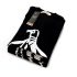 Penguin Roudneck Embossed Logo - Black