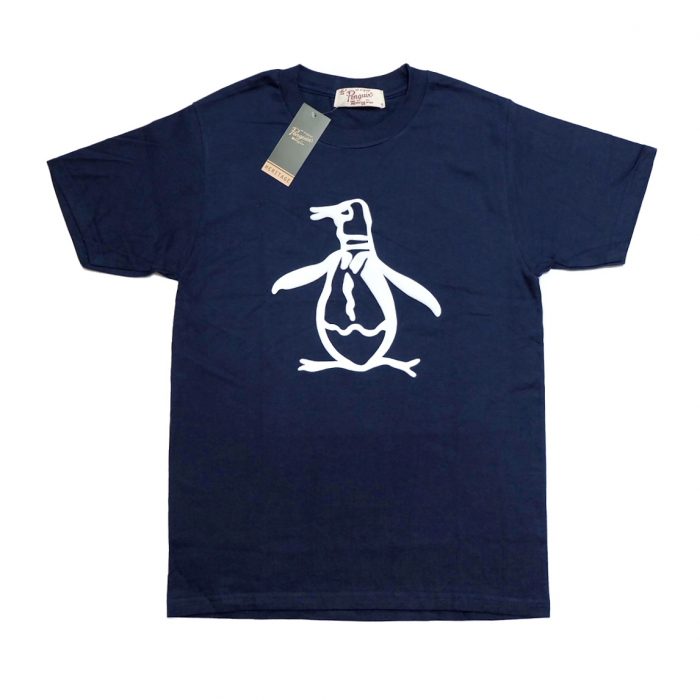 Penguin Roudneck Embossed Logo - Navy Blue
