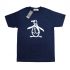 Penguin Roudneck Embossed Logo - Navy Blue