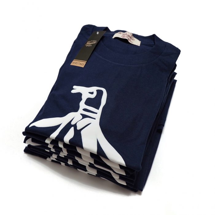 Penguin Roudneck Embossed Logo - Navy Blue
