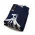 Penguin Roudneck Embossed Logo - Navy Blue