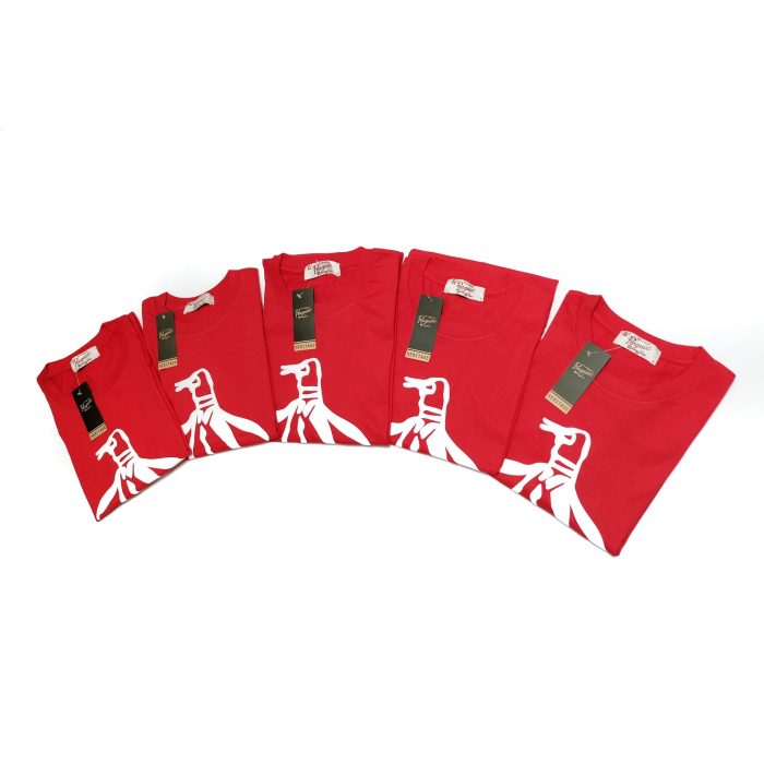 Penguin Roudneck Embossed Logo - Red