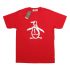 Penguin Roudneck Embossed Logo - Red