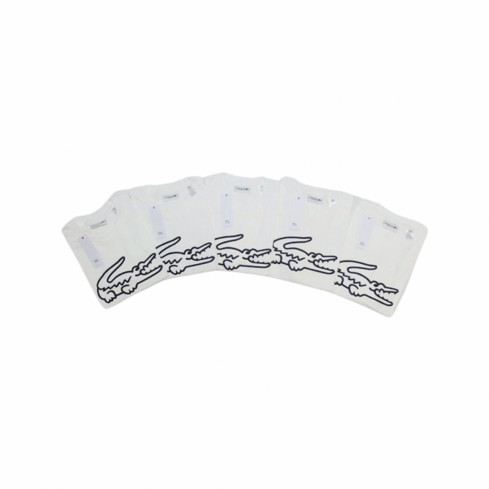 Roundneck (Embossed) Big Logo - White