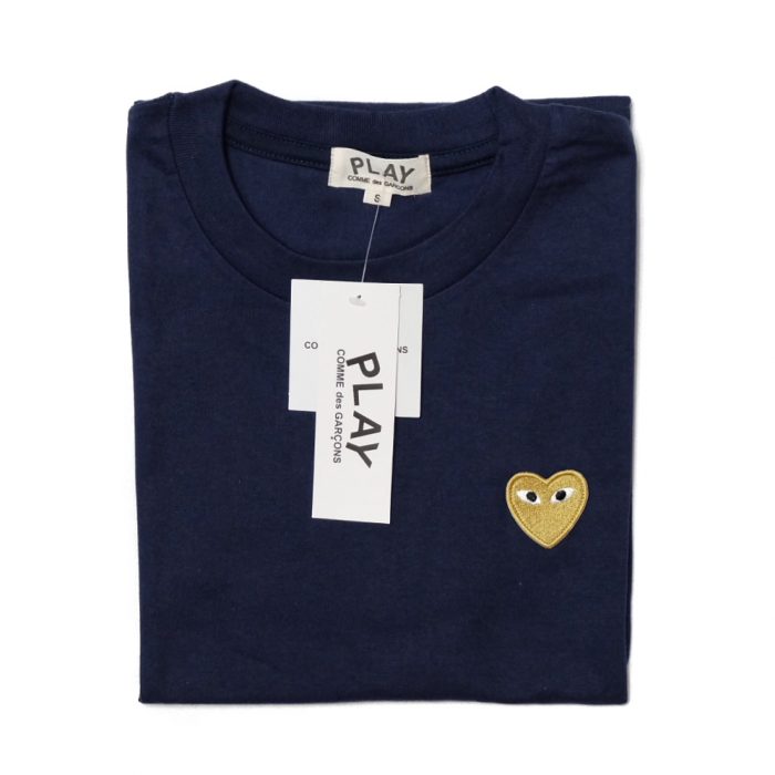 Play CDG Gold Logo - Navy Blue