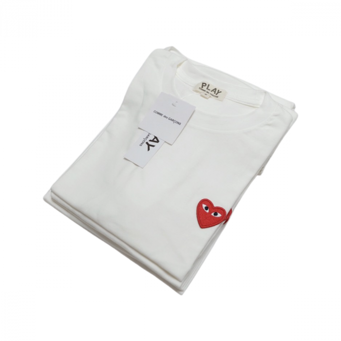 Play CDG Red Logo - White