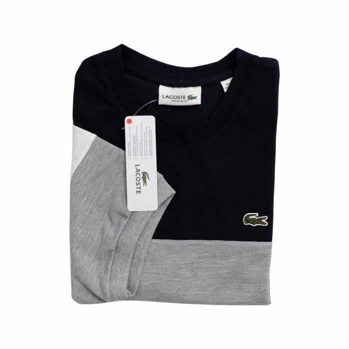 Roundneck Souple Color Block - Ash Gray