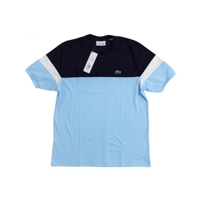 Roundneck Souple Color Block - Light Blue