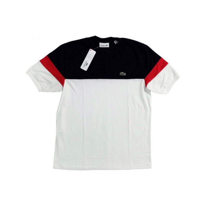 Roundneck Souple Color Block - Navy / White