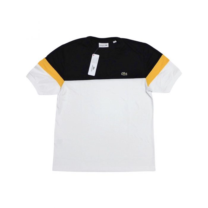 Roundneck Souple Color Block - White / Black