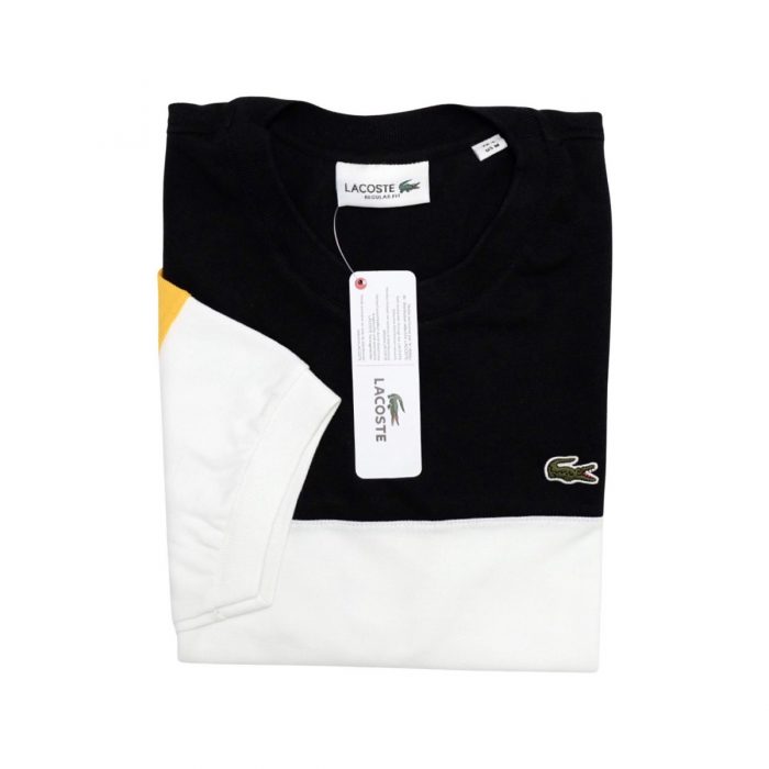 Roundneck Souple Color Block - White / Black