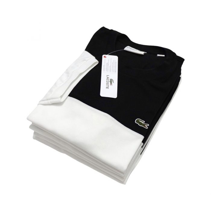 Roundneck Souple Color Block - White / Black