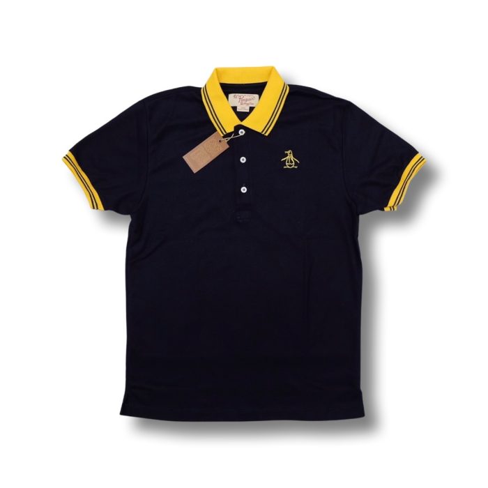 Penguin Pete Pique - Navy Blue