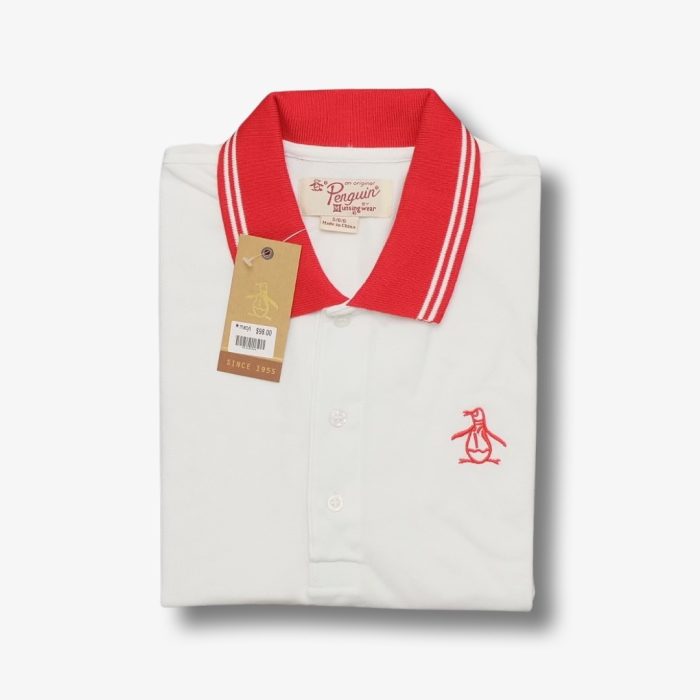 Penguin Pete Pique - White Red