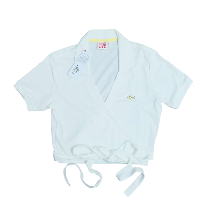 Crop Wrap Around - White