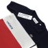 Roundneck Tri Color for Kids - Navy Blue/Red