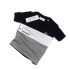 Roundneck Tri Color for Kids - Black/Gray
