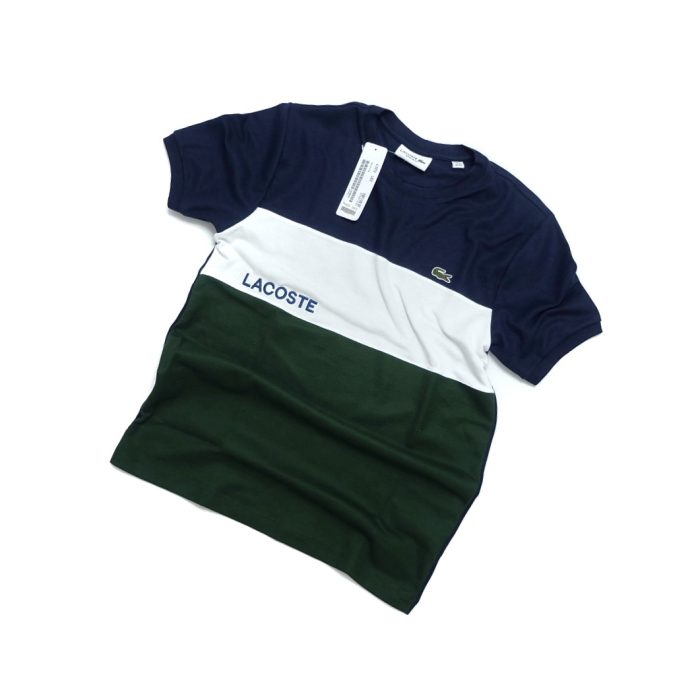 Roundneck Tri Color - Moss Green