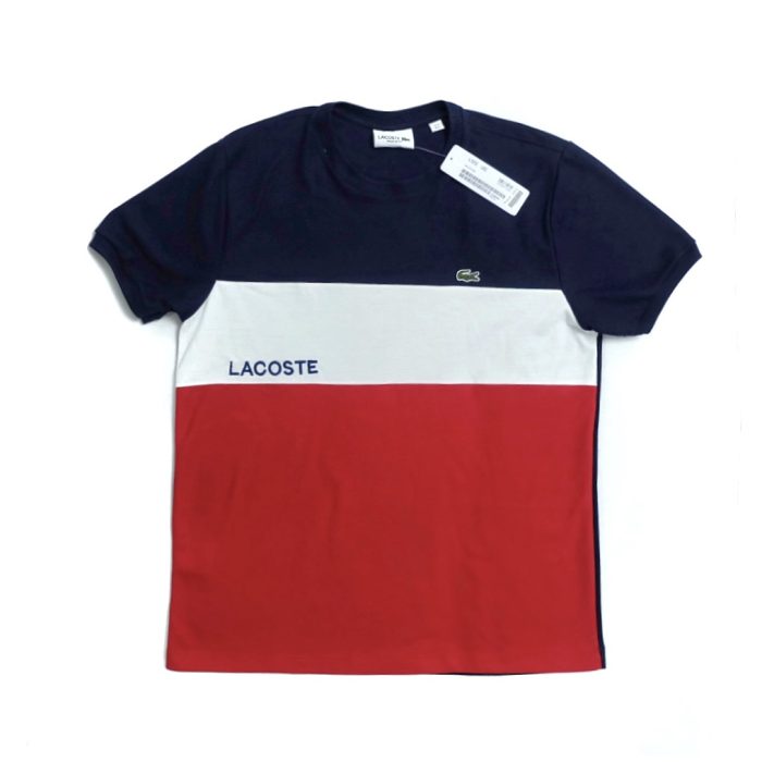 Roundneck Tri Color - Navy Blue/Red