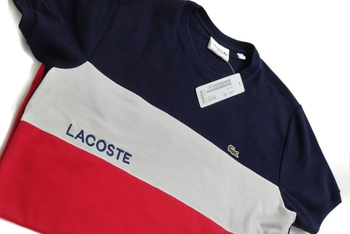 Roundneck Tri Color - Navy Blue/Red