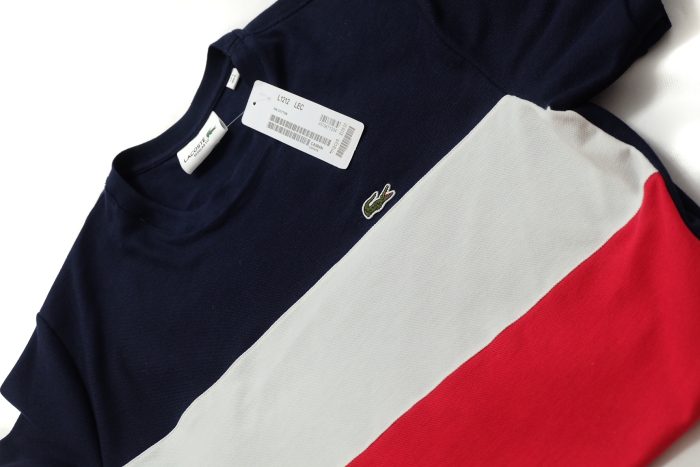 Roundneck Tri Color - Navy Blue/Red
