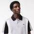 Vertical Tri Color Block Polo Shirt - Gray