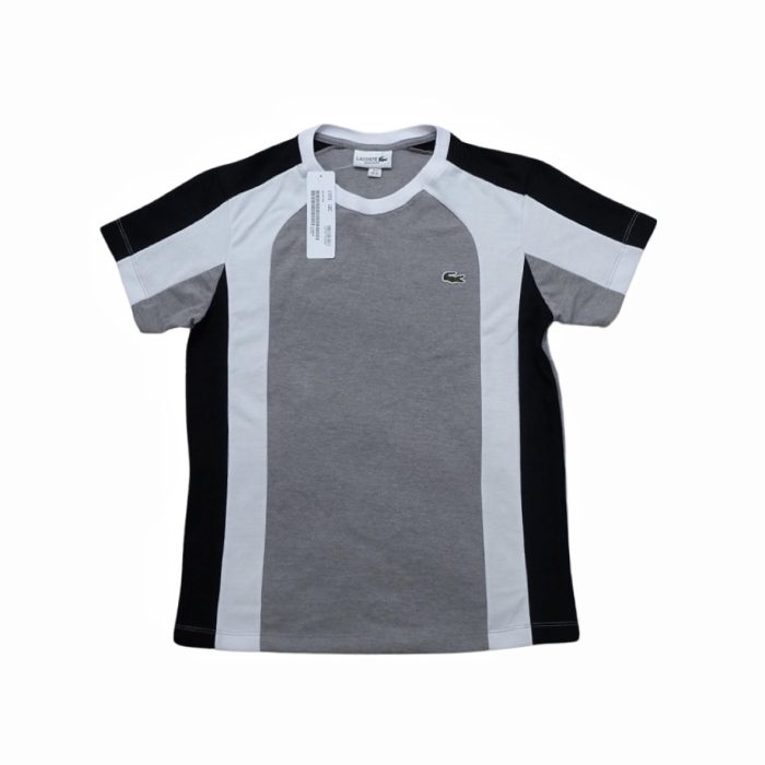 Roundneck Vertical Tri Color Block - Gray