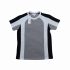 Roundneck Vertical Tri Color Block - Gray