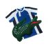 Roundneck Vertical Tri Color - Royal Blue
