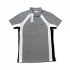 Mini Pique Color Block - Ash Gray