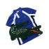 Mini Pique Color Block - Royal Blue