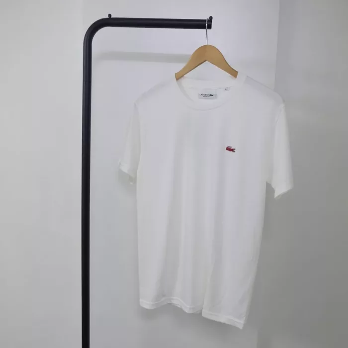 White - Red Logo