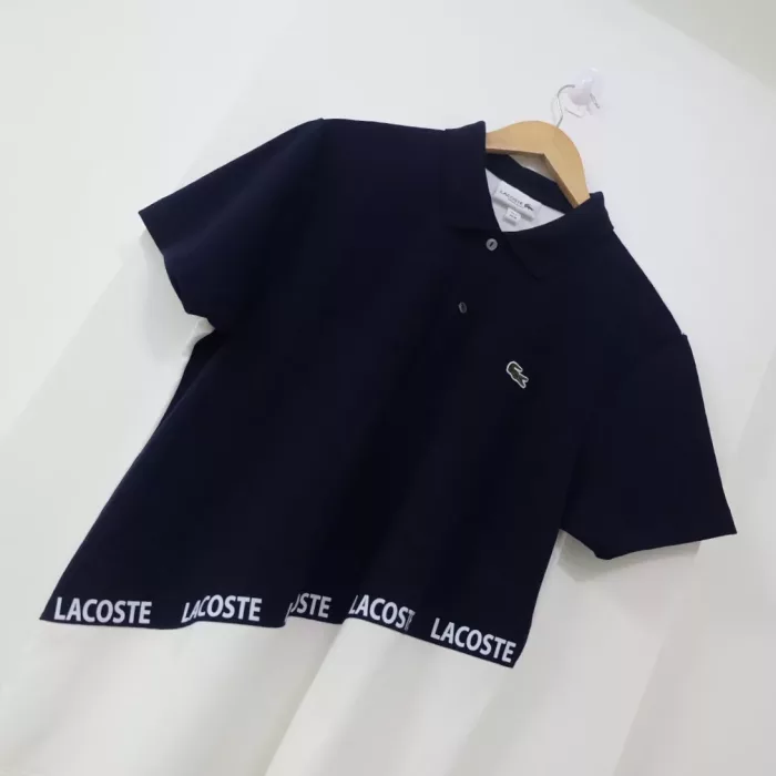 Slant Print - Navy Blue